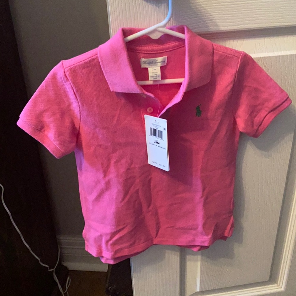 24 month Pink Polo shirt